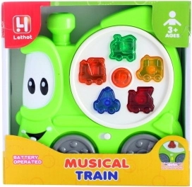 Trenino sonoro con effetti luminosi