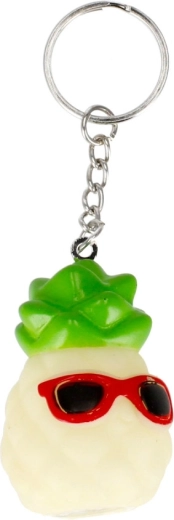 Design divertente dell’ananas con occhiali