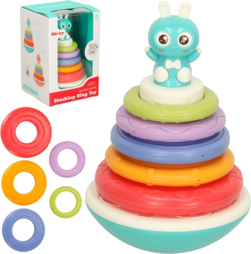 Blue rocking toy - developmental toy Bibi-inn