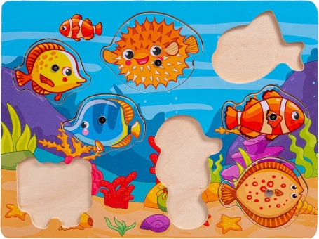 Apprentissage des formes, des couleurs et des animaux marins