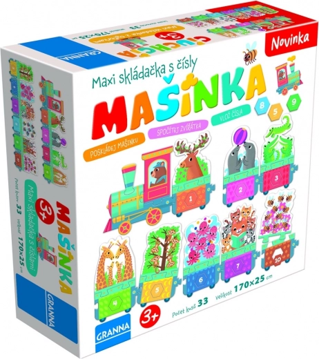 Granna Little Engine - educational puzzle for children