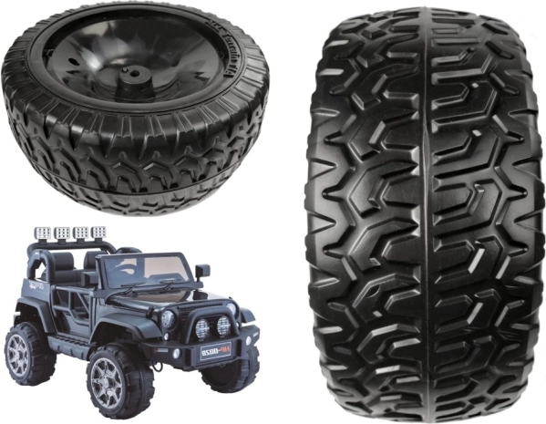 Wheel for battery-powered vehicle