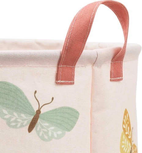 A Little Lovely Company opbergmand voor speelgoed – Vlindertjes