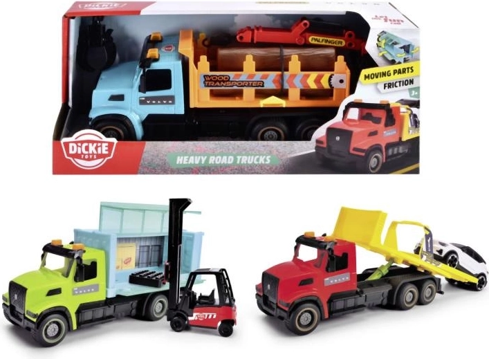 mestský ťažký nákladný automobil VOLVO 22 cm – mix 3 modelov