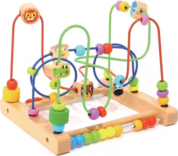 2kids toys houten doolhof met dieren