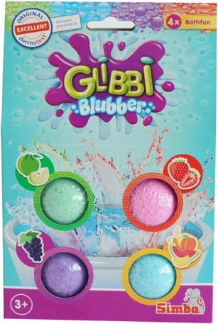 Glibbi Blubber fizzy bath bombs