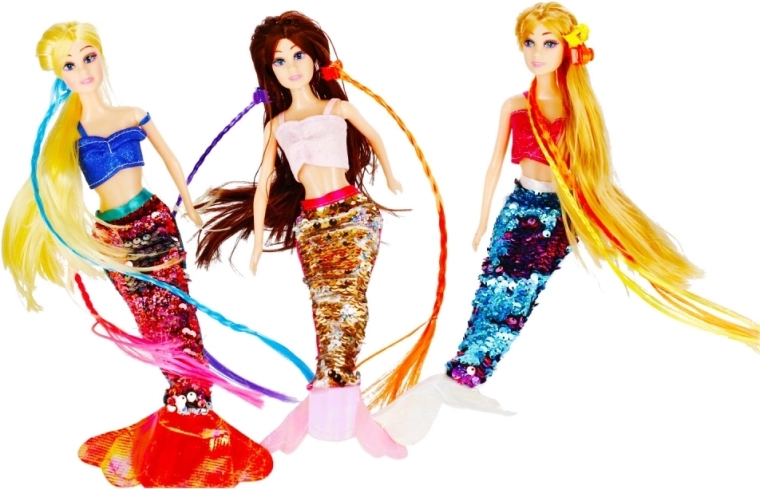 Csillogó, flitteres farok varázslatos hatással