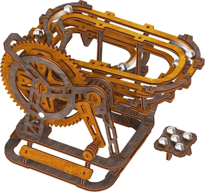 Wooden 3D Puzzle Marble Run Mini by Wooden City