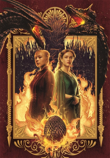 Puzzle 1000 pezzi House of the Dragon compact – CLEMENTONI