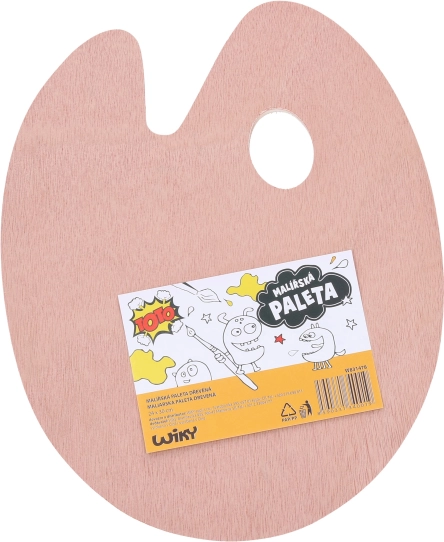 Houten palet voor schilderen 24x30cm