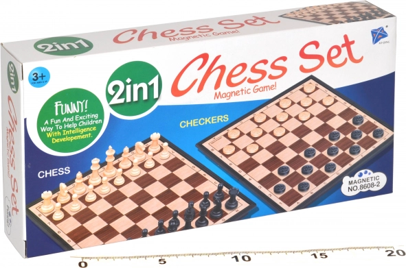 Chess and Checkers 2in1 Magnetic