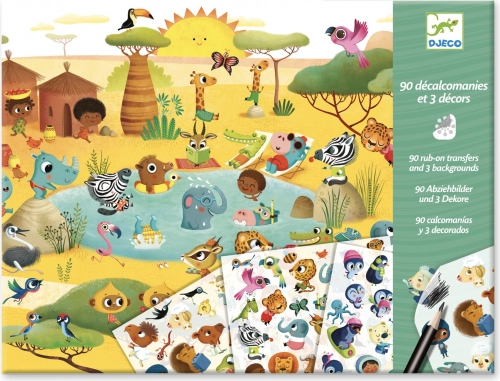 Transfer Pictures North Pole, Savanna and Desert DJECO