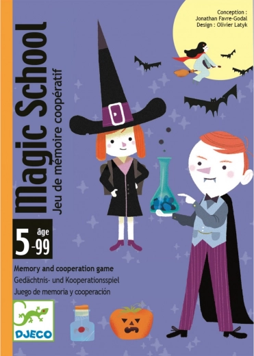 Kartaška igra Škola čarolija od DJECO