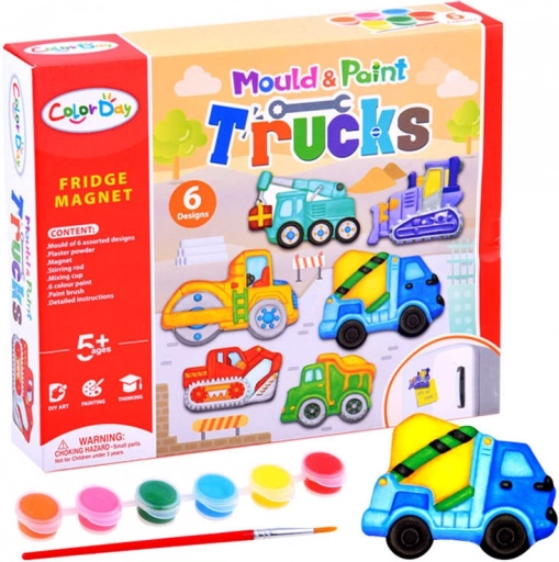 Make It Yourself – Construction Vehicles Magnets