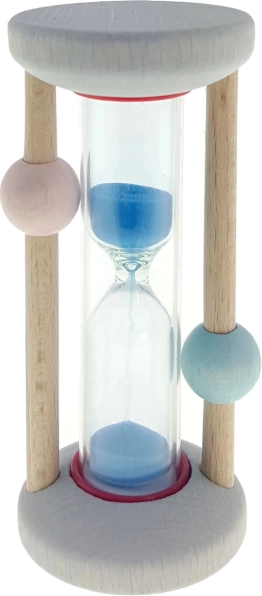 Sablier rose et bleu Hess