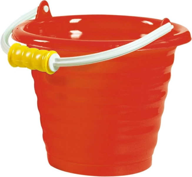 Androni bucket with wavy pattern – diameter 20 cm – Red