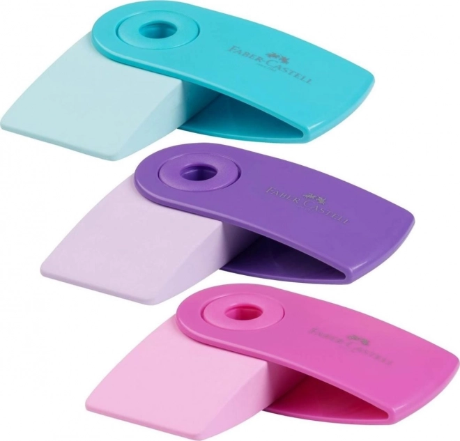 Faber-Castell ergonomic eraser with plastic cover