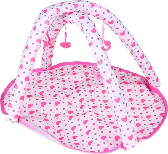 Tappetino gioco con palestrina per esplorazioni sensoriali