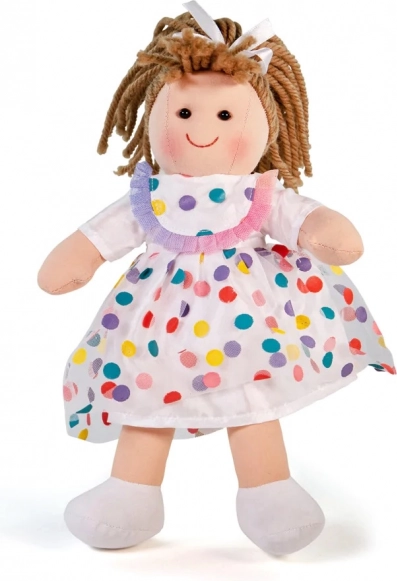 bigjigs toys szövet baba phoebe 25 cm