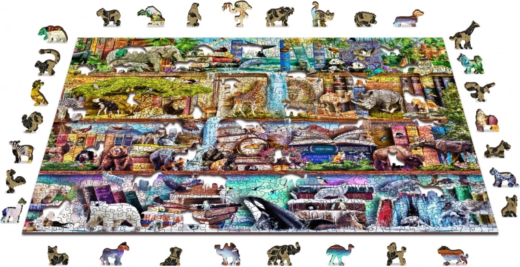 Oboustranné puzzle 2v1 pro dvojnásobnou zábavu