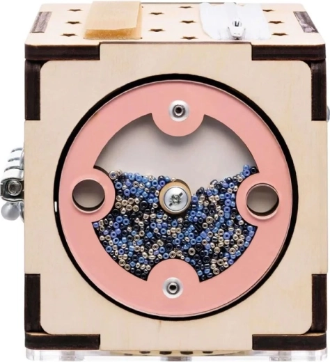 Sensory window with beads