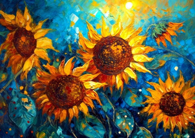 Enjoy puzzle Sunflower Gathering 1000 pieces