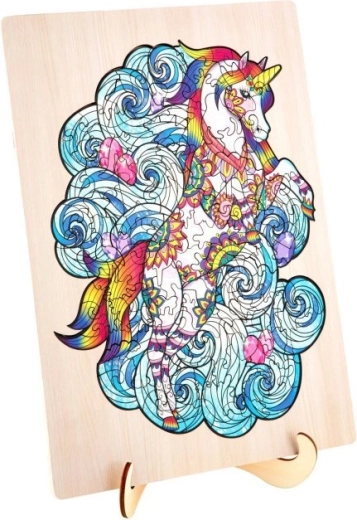 GRAFIX Unicorn Outline Puzzle, 130 Pieces