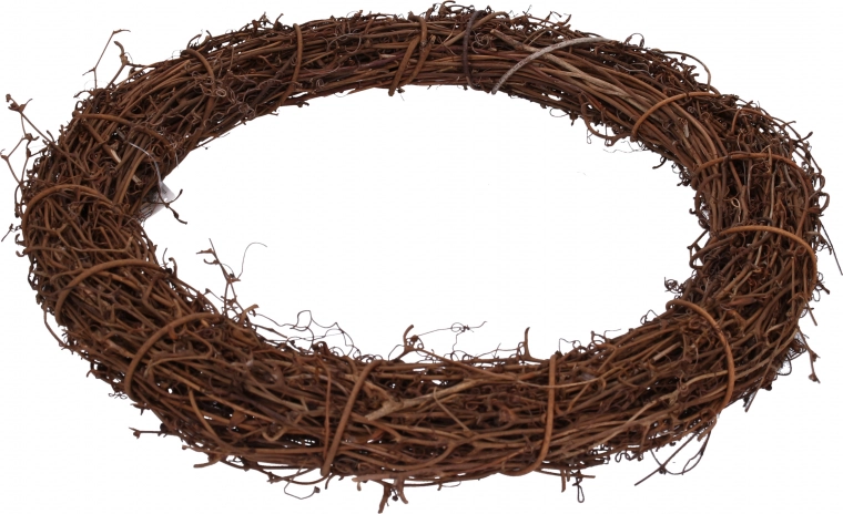 Decorative Rattan Wreath 35 cm