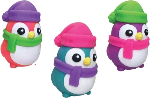 schylling needoh pinguino da spremere che si illumina al buio