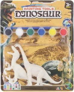 Verfset dinosaurussen voor kinderen