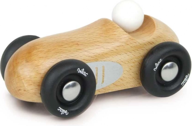 Vilac Mini Racing Car – natural wood