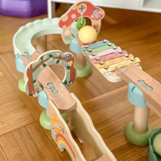 Stevige houten constructie