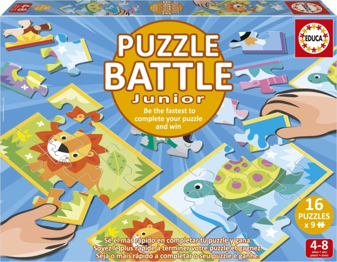 Educa Puzzle Battle Animals 16×9 Pieces