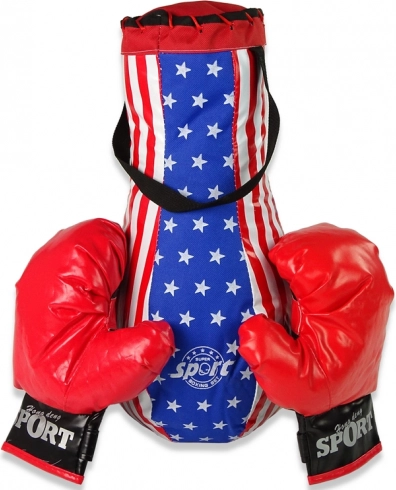 Children's boxing set with a bag and gloves