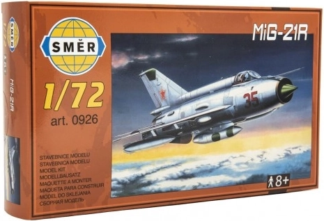 Realistisch model van vliegtuig MiG-21R in schaal 1:72