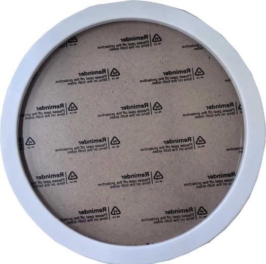 Frame with stand for instant display