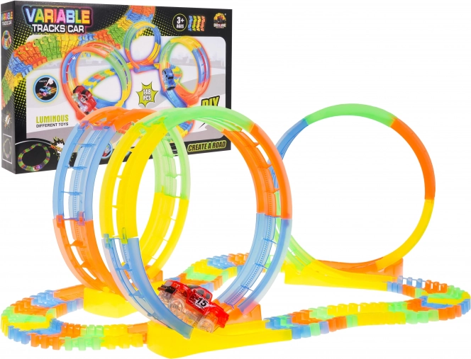 Light-up race track 148 pcs.