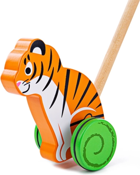 Fa tolójáték tigris BIGJIGS BABY