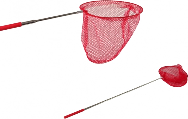 Retino pieghevole telescopico per farfalle e insetti 85 cm – rosso