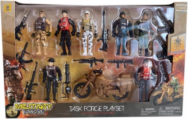 Veľká sada vojačikov s motorkou STARX