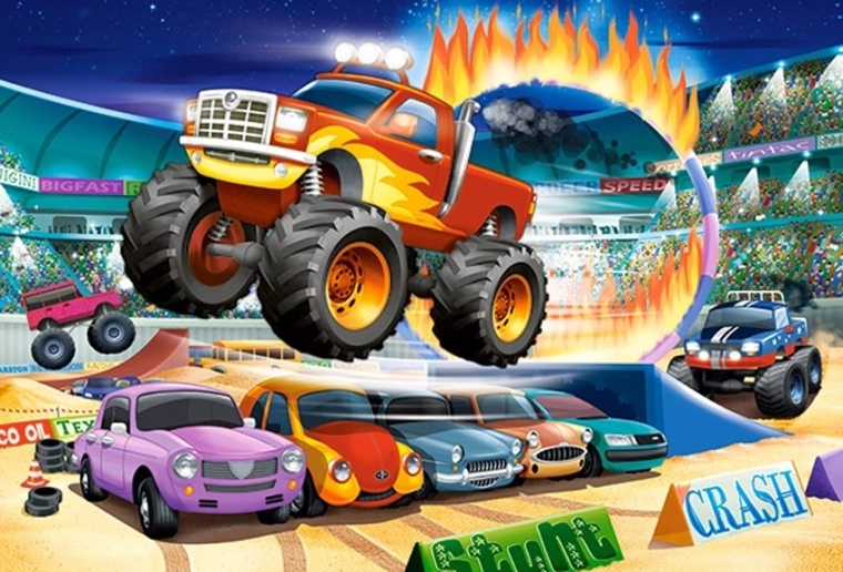 Puzzle 40 Maxi Jumping Monster Truck