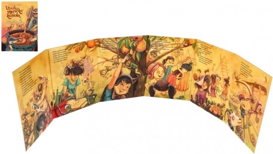 Leporelo The Little Mouse Cooked a Little Porridge 15.5x21 cm for children from 2 years