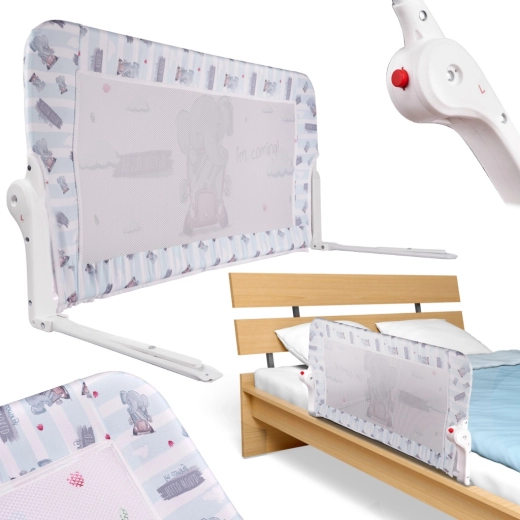 Sponda di protezione per letto 90 cm per bambini – Elefantino