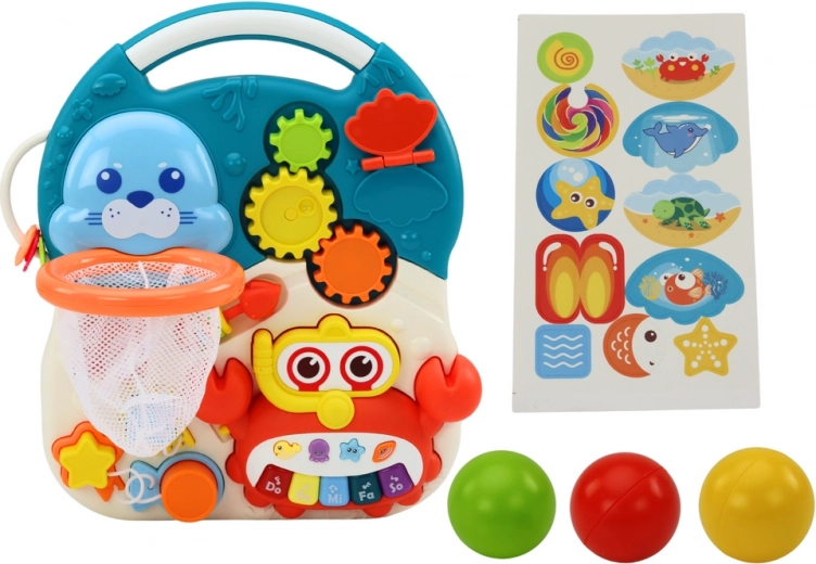 Interaktivní panel se světly a zvuky