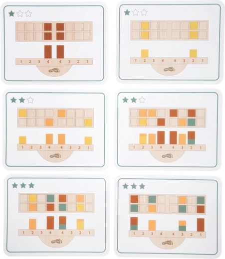 Carte con compiti e livelli di difficoltà