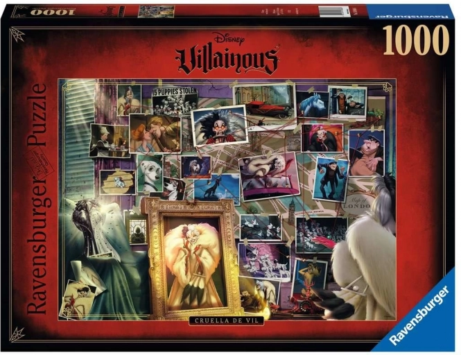 Ravensburger Puzzle Villainous: Cruella de Vil 1000 pieces