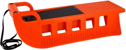 Luge en plastique Kamzík avec sangle 85 × 41 cm – Orange