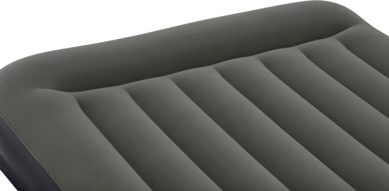 Comfortable velour surface and integrated pillow