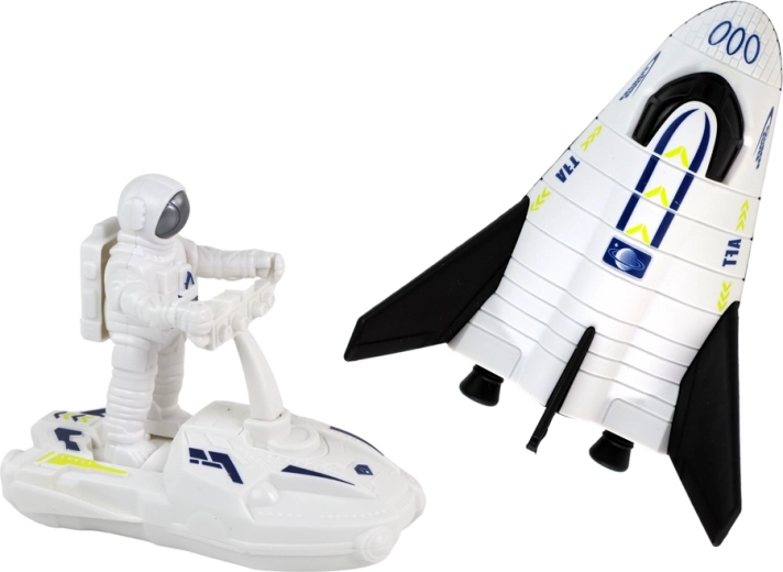 Astronaut a vesmírná loď pro dobrodružné mise