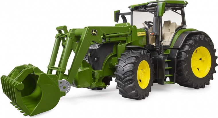 Traktor med frontlæsser John Deere 7R 350